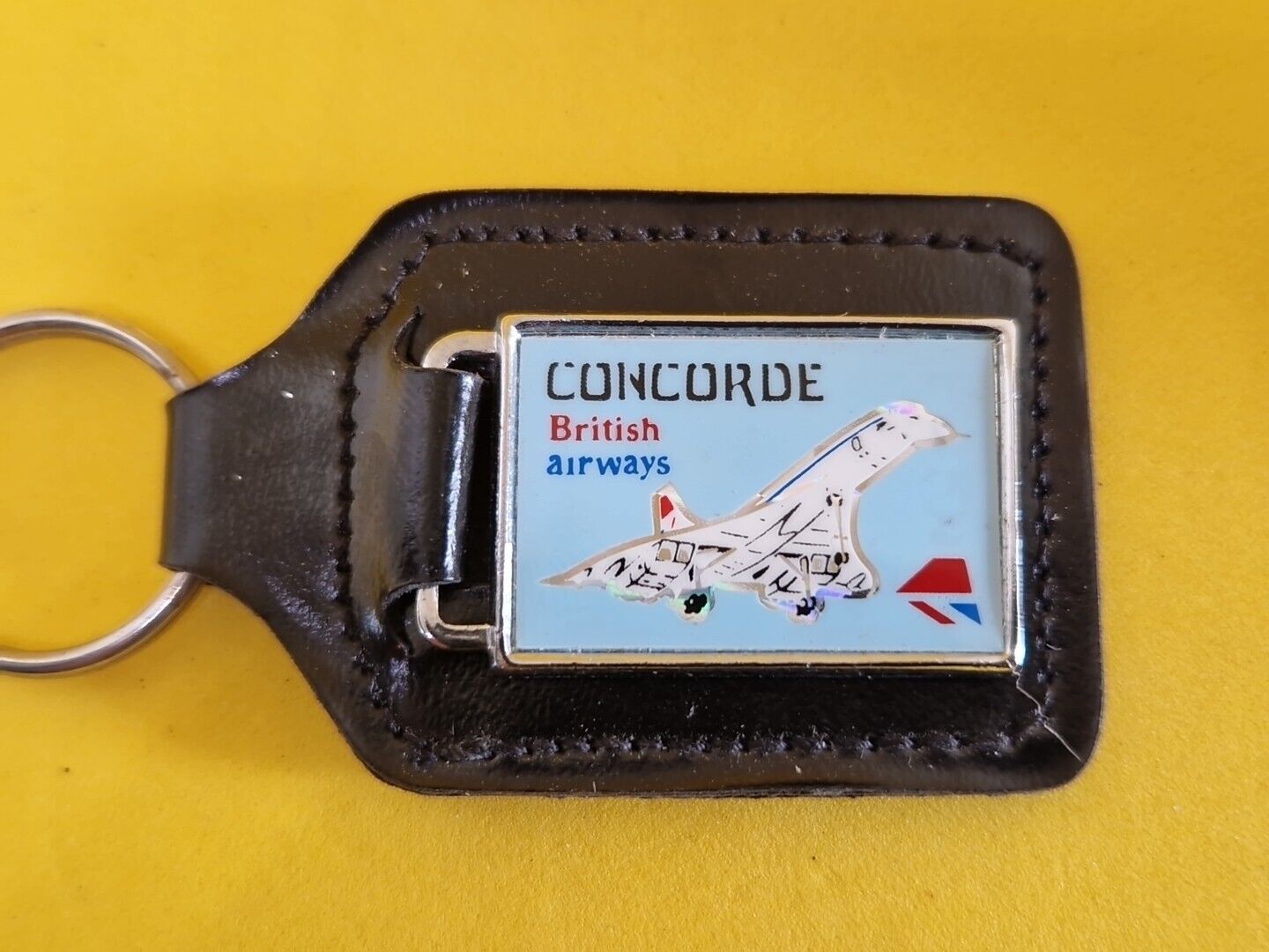Keyring Key Ring - Concorde, British Airways, Vintage