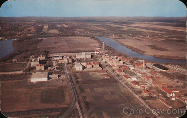 Canada 1953 Winnipeg,MB Aerial View of the Provincial University of Manitoba