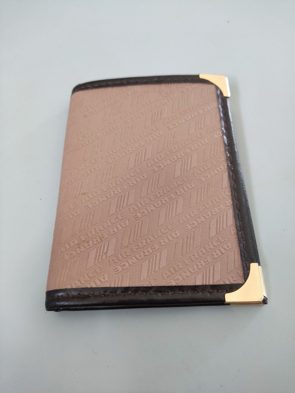 Air France Le Club Collectible Pocket Word pad Notebook Leather Case