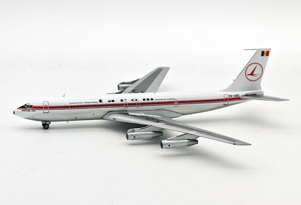 Retro RM70305P Tarom Boeing 707-300 YR-ABC Diecast 1/200 Jet Model Airplane New