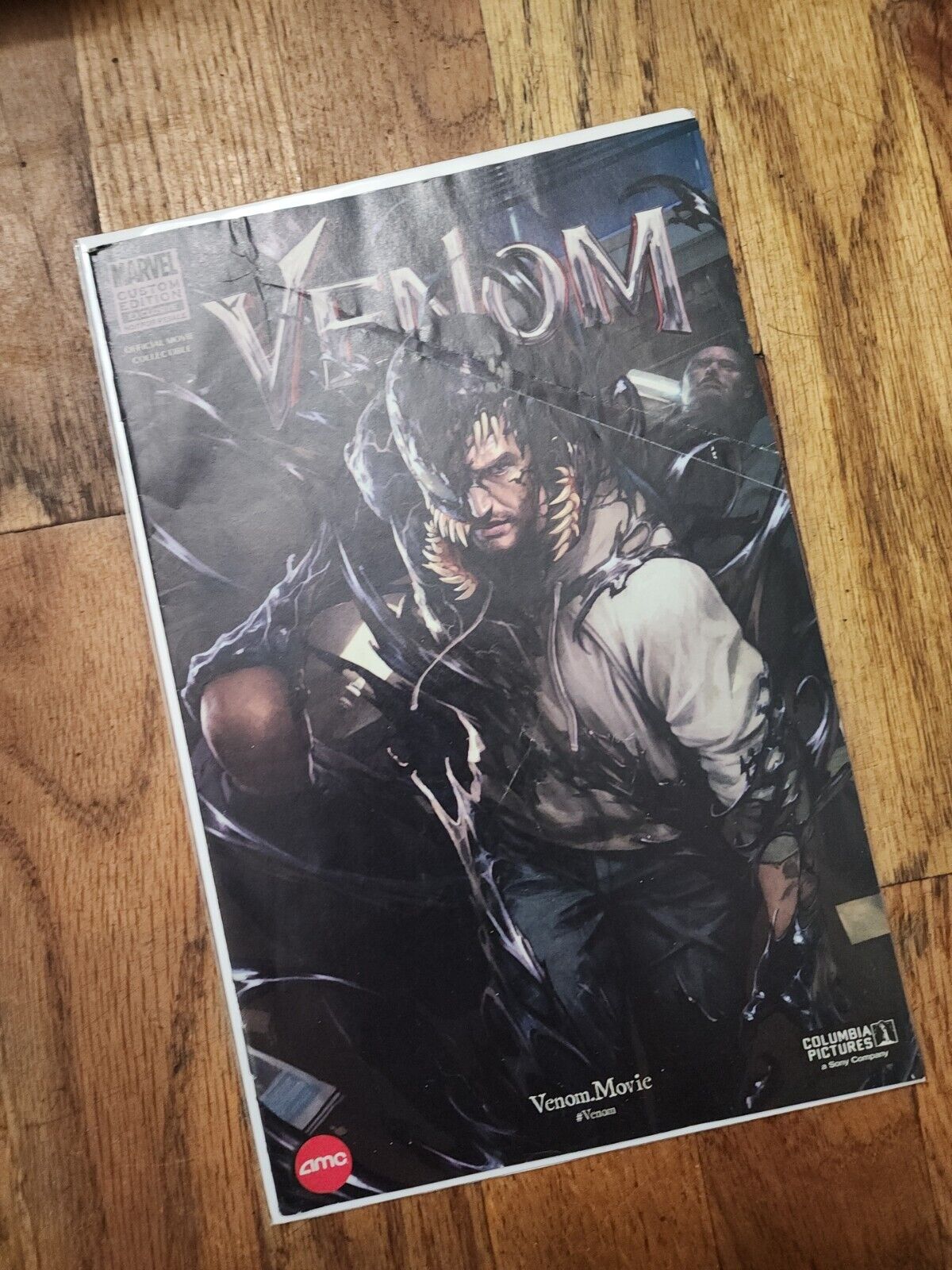 2018 AMC Promo Marvel Custom Edition Exclusive Venom Official Movie Comic