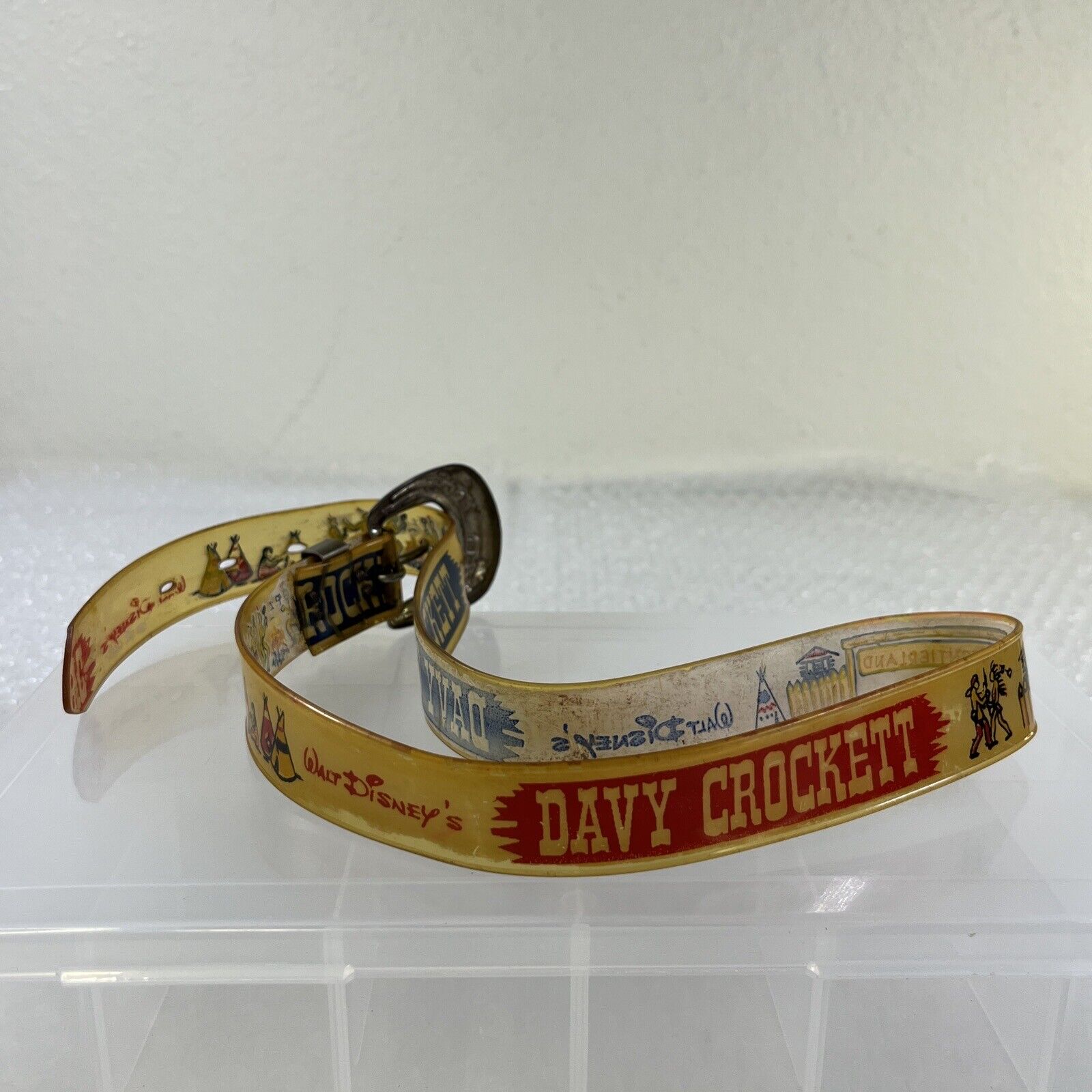 Vintage Walt Disney’s Davey Crockett Kids Belt 