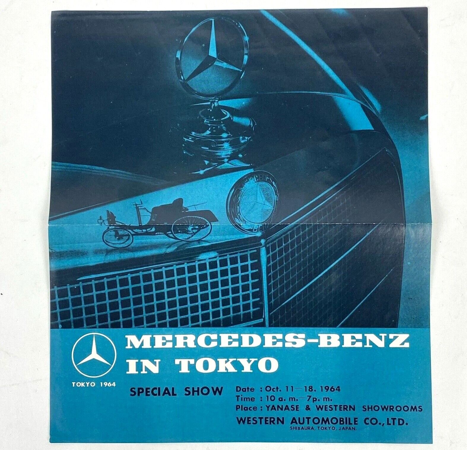 1964 Mercedes Benz Car Show Tokyo Japan by Western Automotive Brochure Advert