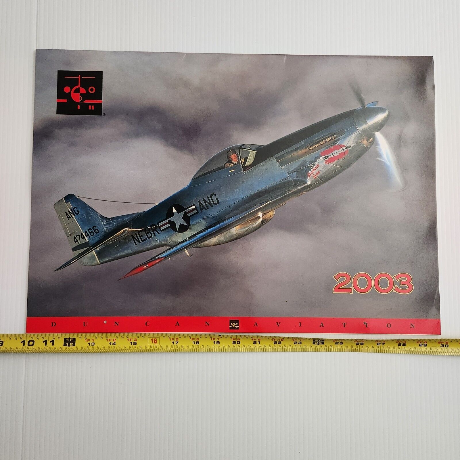 Duncan Aviation Calendar Ghosts A Time Remembered  14 x 20 Aviation 2003