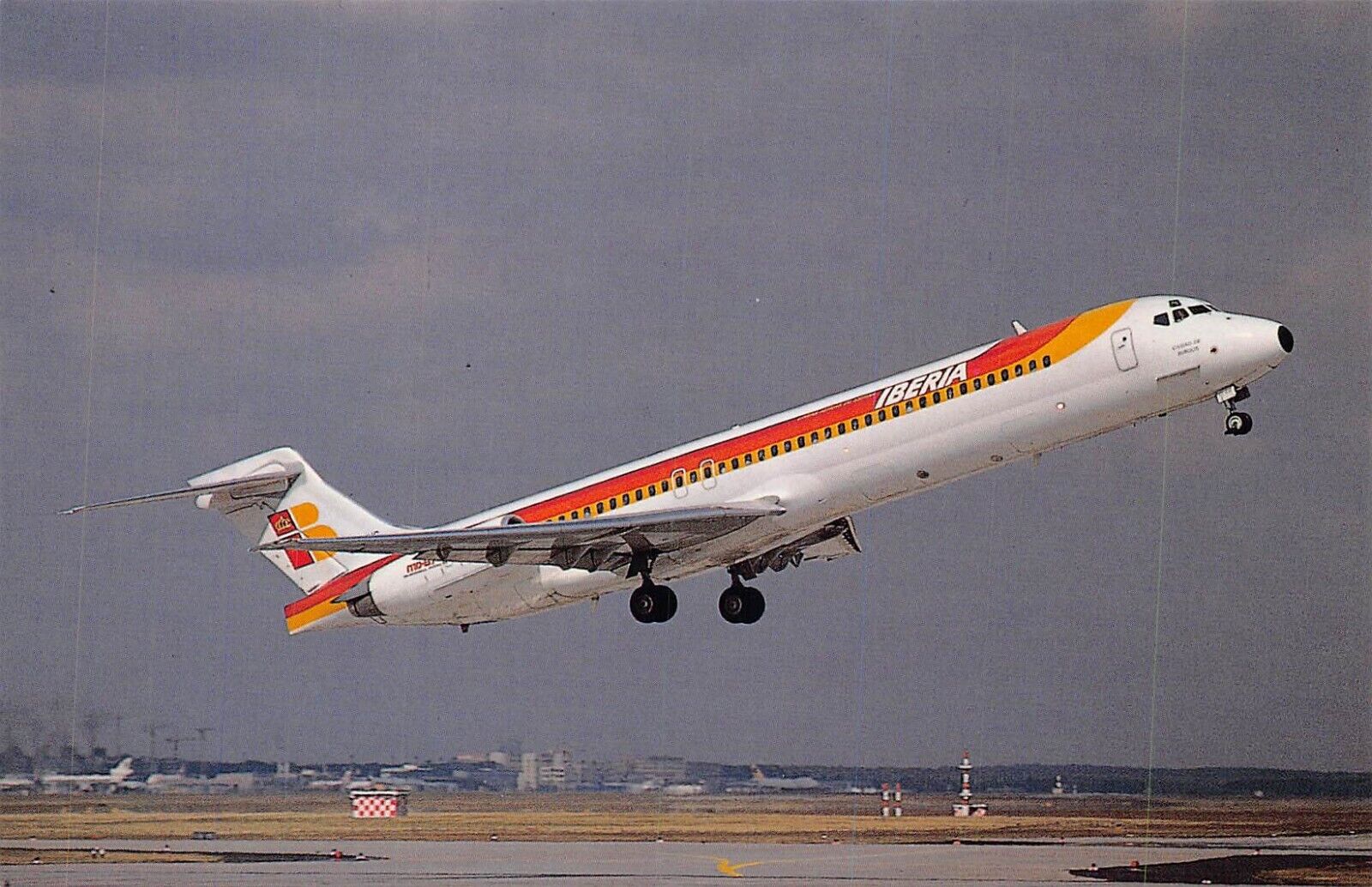 Airline Postcards   IBERIA Airlines McDonnell Douglas MD-87   EC-EUC  c/n 49829