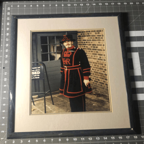 Yeoman Warder Guardian Tower of London Vintage BIG 35MM Photo Beefeater 18X20 in