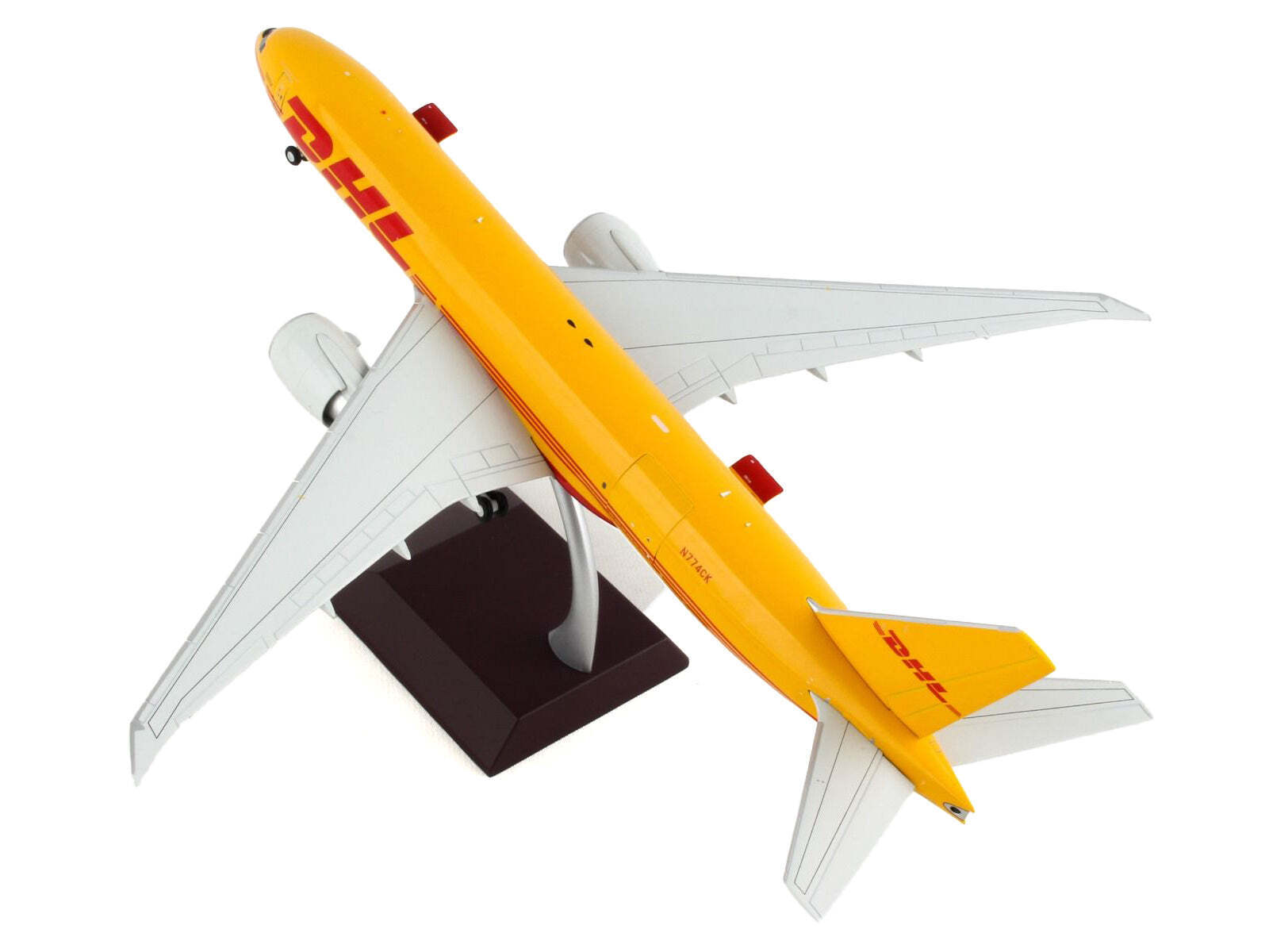 Boeing 777F Commercial DHL Gemini 200 - Interactive 1/200 Diecast Model Airplane