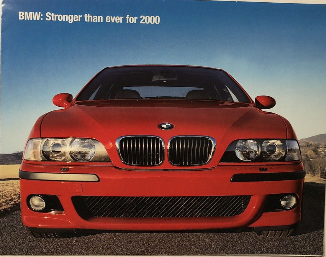 2000 BMW Full Line Brochure/Poster
