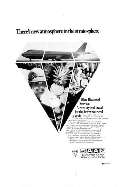 South African Airways- 1973 advert