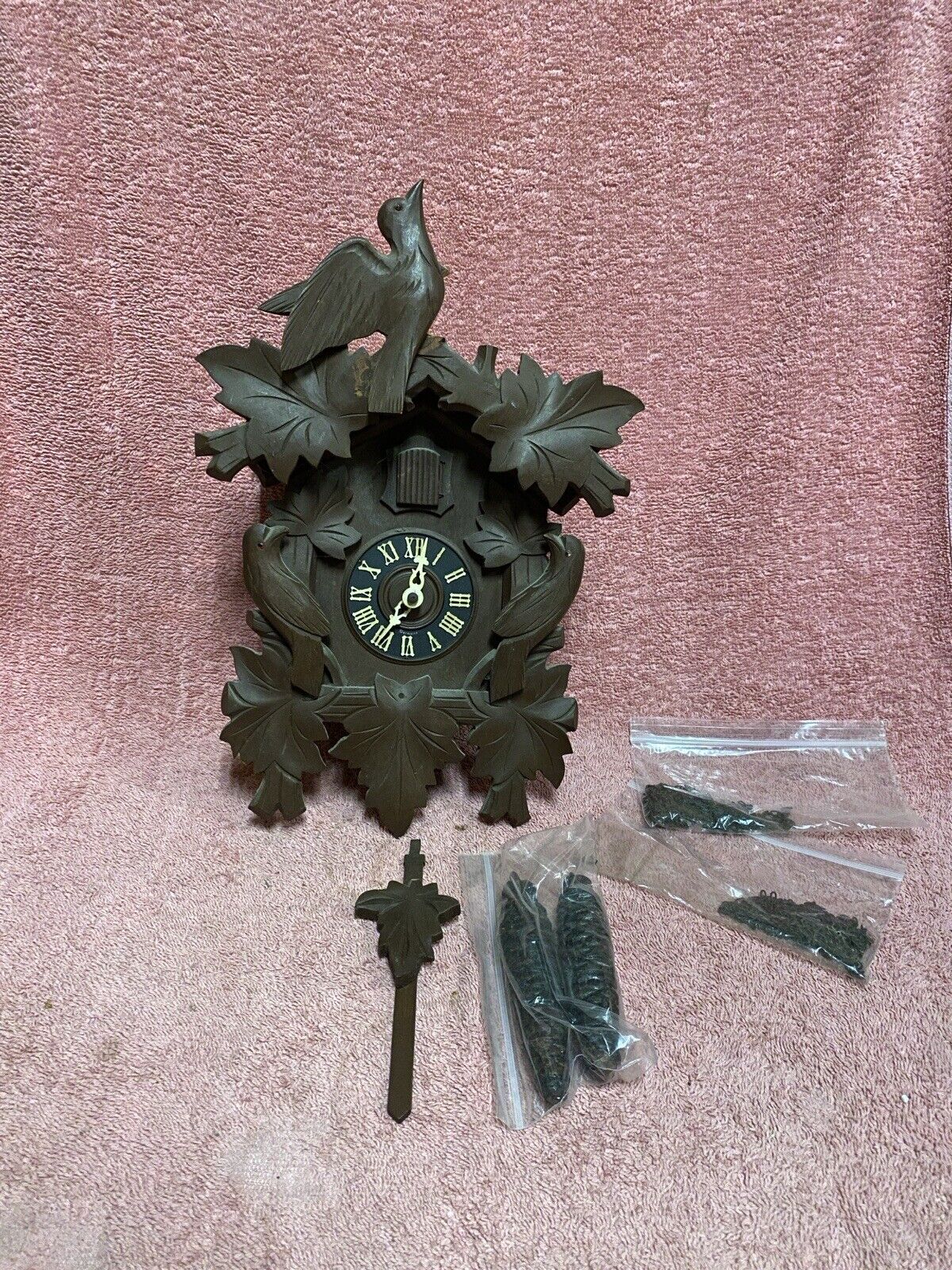 Antique Germany REGULA Black Forest Strike Cuckoo Clock