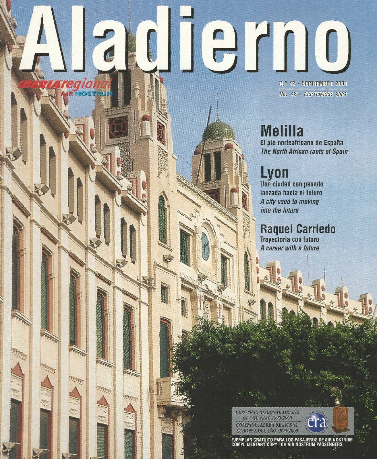 Iberia Regional / Air Nostrum Inflight Magazine  September 2001 =