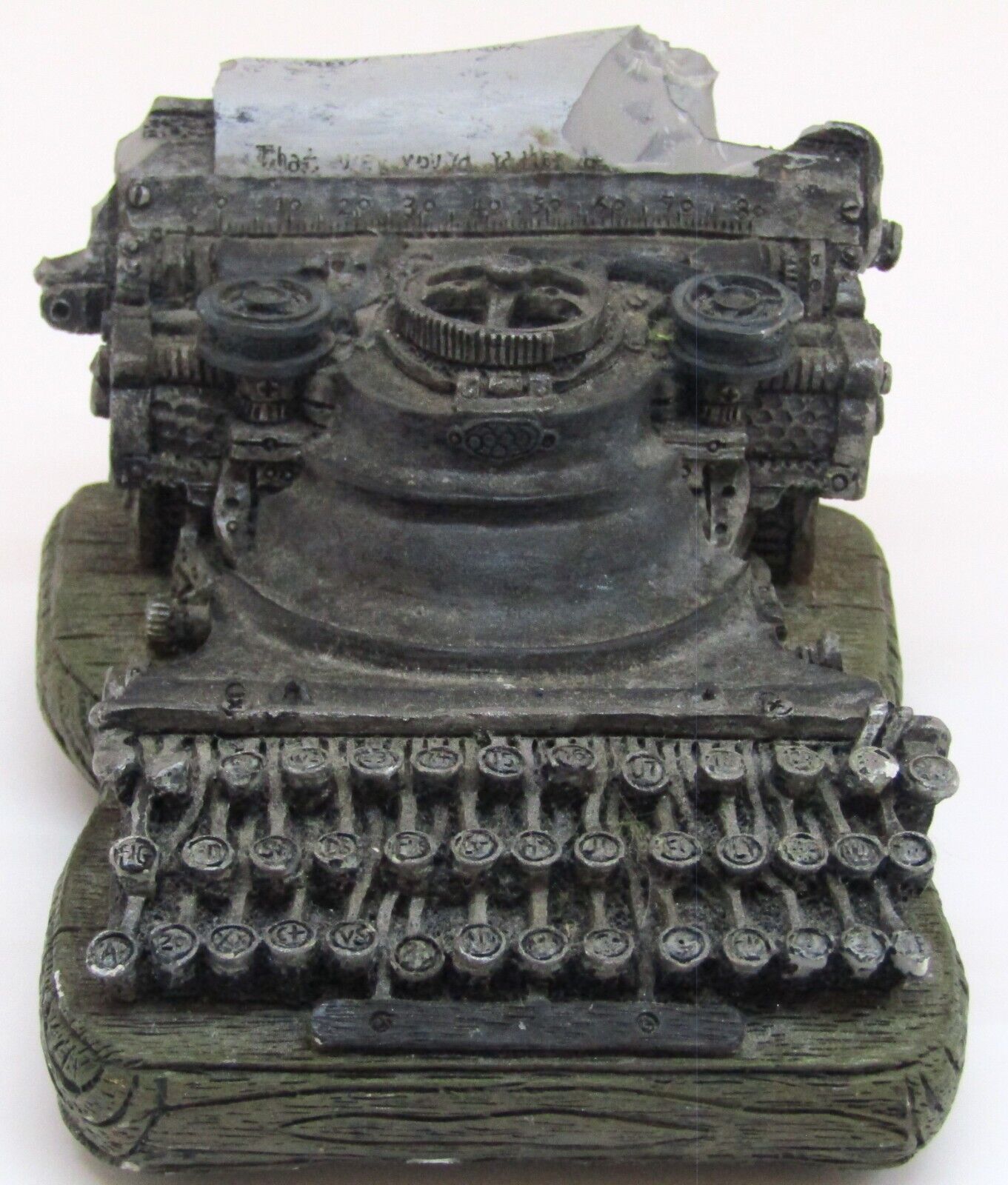 Vintage Popular Imports Resin Typewriter, 1998.
