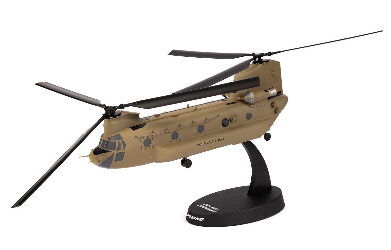 PacMin US Army Sikorsky Boeing CH-47F Chinook Desk Display Model 1/40 Helicopter