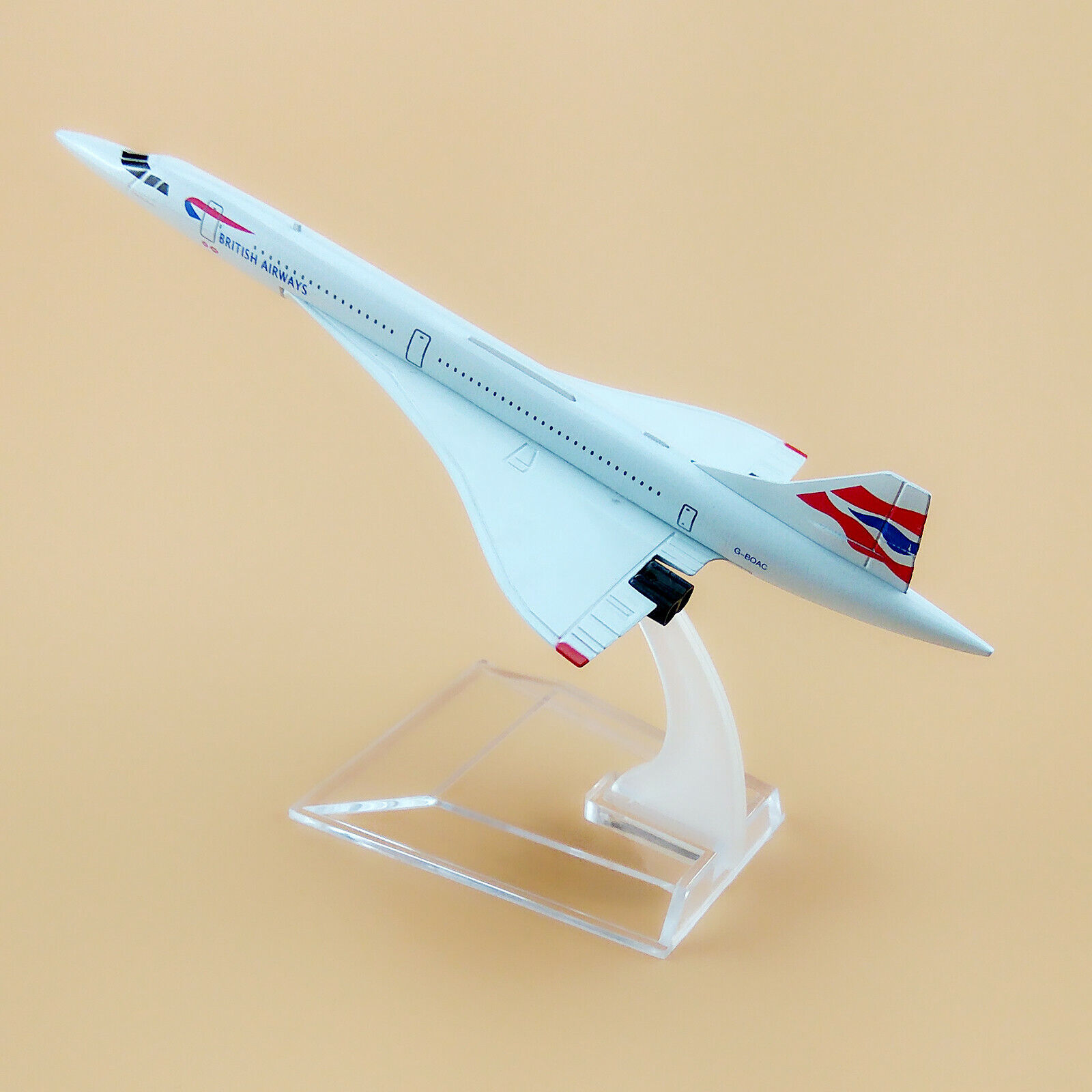 British Airways Concorde Costa Airlines Airplane Model Plane Metal Aircraft 16cm