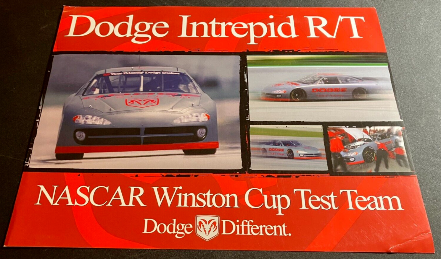 2000 Dodge Intrepid R/T Winston Cup Test Team - NASCAR Hero Card Handout