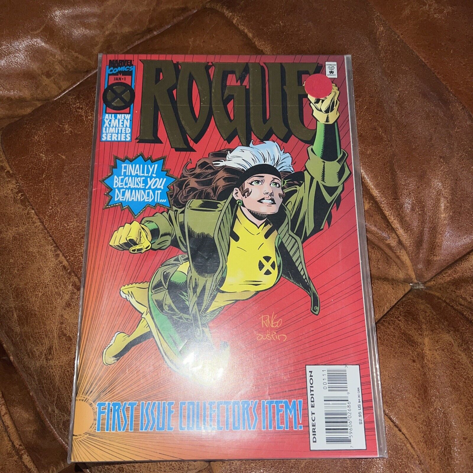 Rogue #1 (CBCS 9.2) Marvel 1995 *Gold Foil Logo* 1st Solo Series *Buy It NOW*