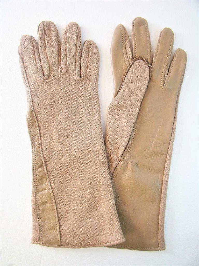 US Military Issue Flyer's Summer GS/FRP-2 Hawkeye Flight Gloves Tan Size: 10 New