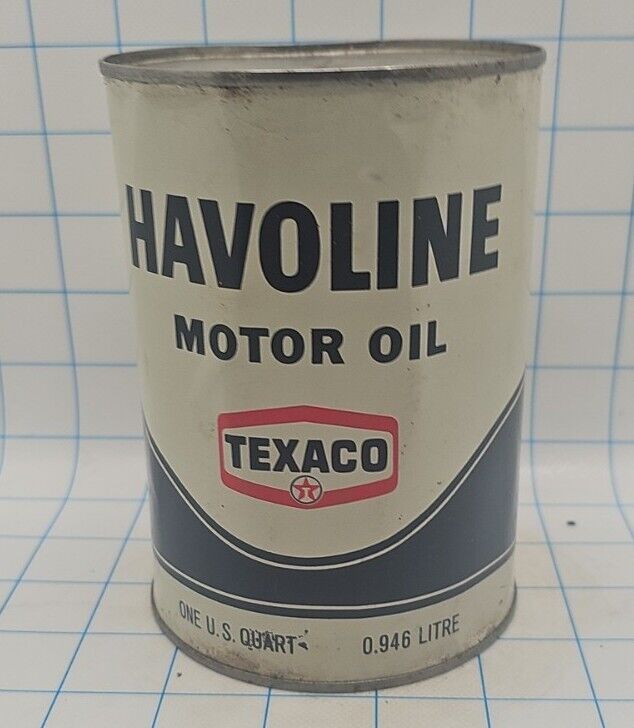VTG texaco Havoline motor oil can collection Texaco 1968 