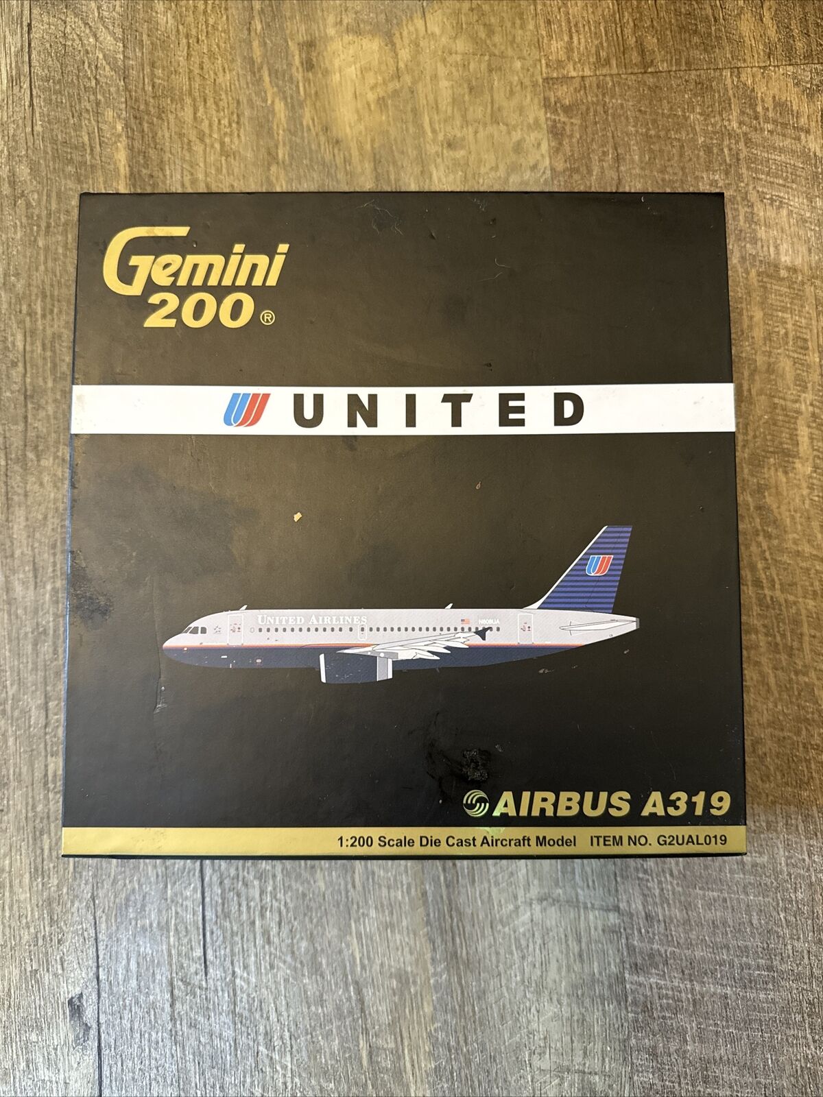 GEMINI 200 G2UAL019 1:200 Airbus A319 UNITED Model Aircraft
