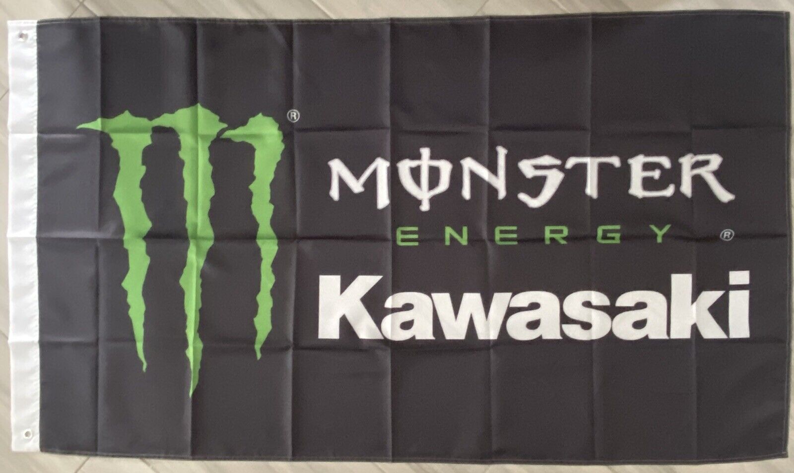 KAWASAKI MONSTER 3x5ft FLAG BANNER FLAG SNOWMOBILES 4 CELLAR GARAGE teryx 1000