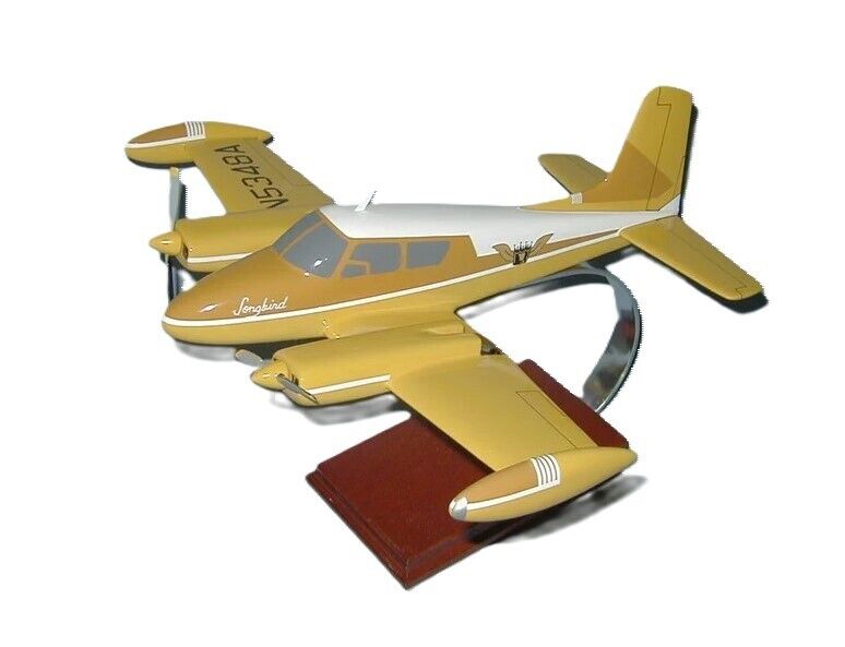 Cessna 310 Song Bird Sky King TV Show Desk Top Display Model 1/24 SC Airplane