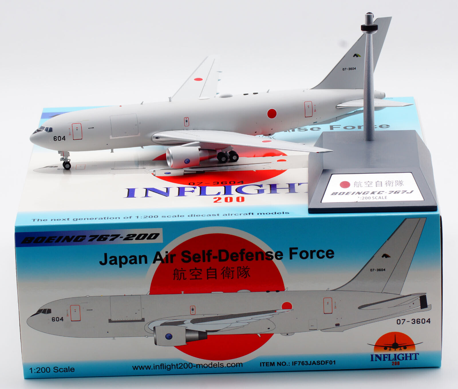 INFLIGHT 1:200 JAPAN AIR FORCE Boeing B767-200 Diecast Aircraft Model 07-3604
