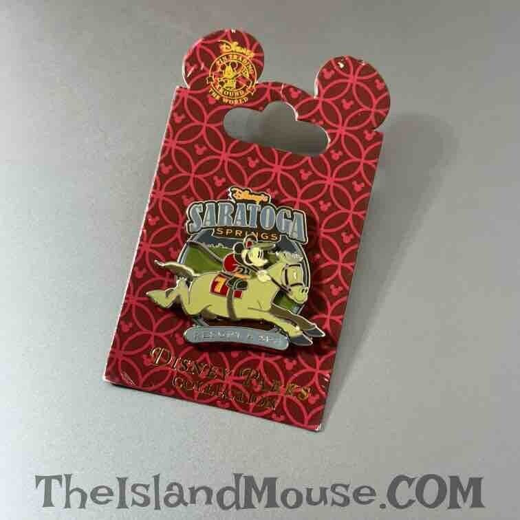 Rare Disney WDW Saratoga Springs Resort Spa Mickey Horse Pin (N3:95634)