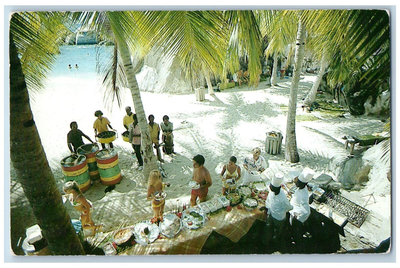 Virgin Gorda British Virgin Islands Postcard Little Dix Bay c1950\'s Unposted