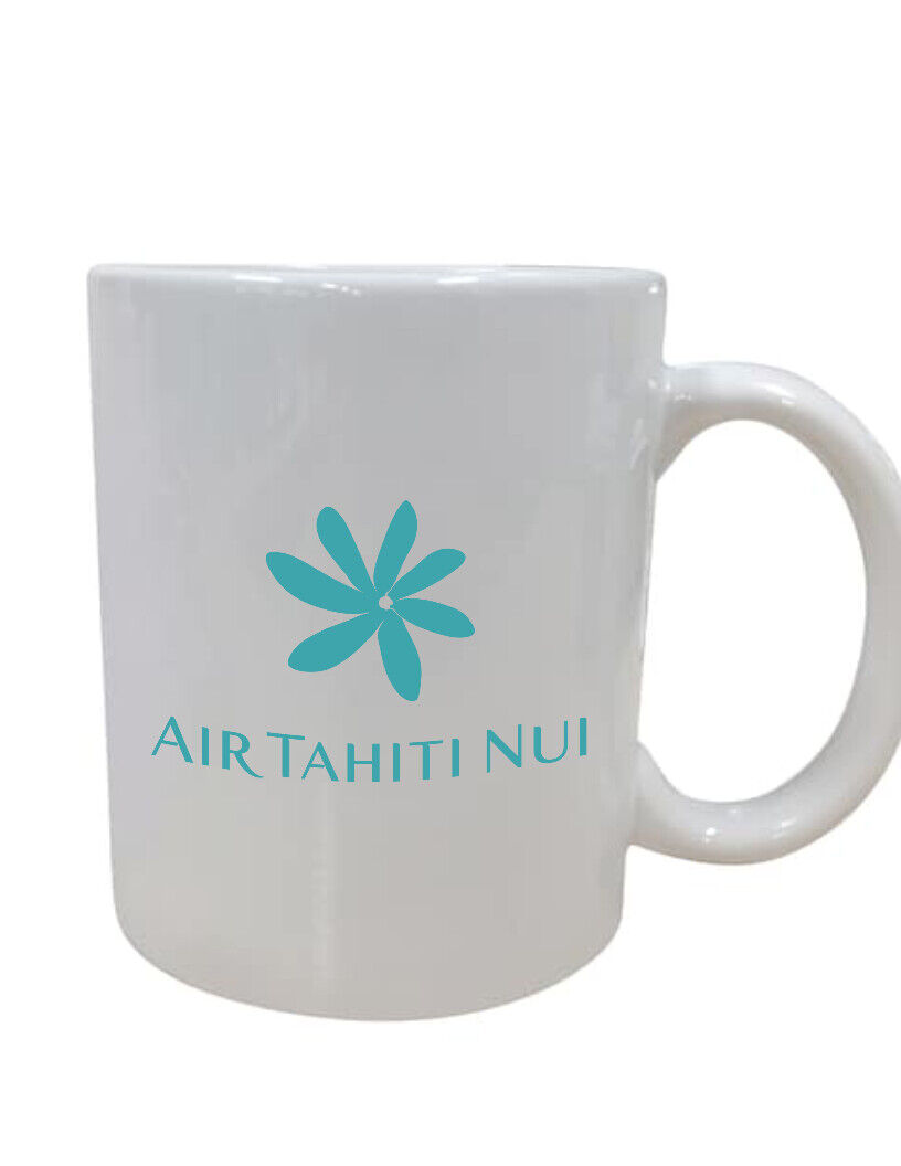  Air Tahiti Nui Logo French Polynesian Airline Souvenir Coffee Mug Tea Cup 