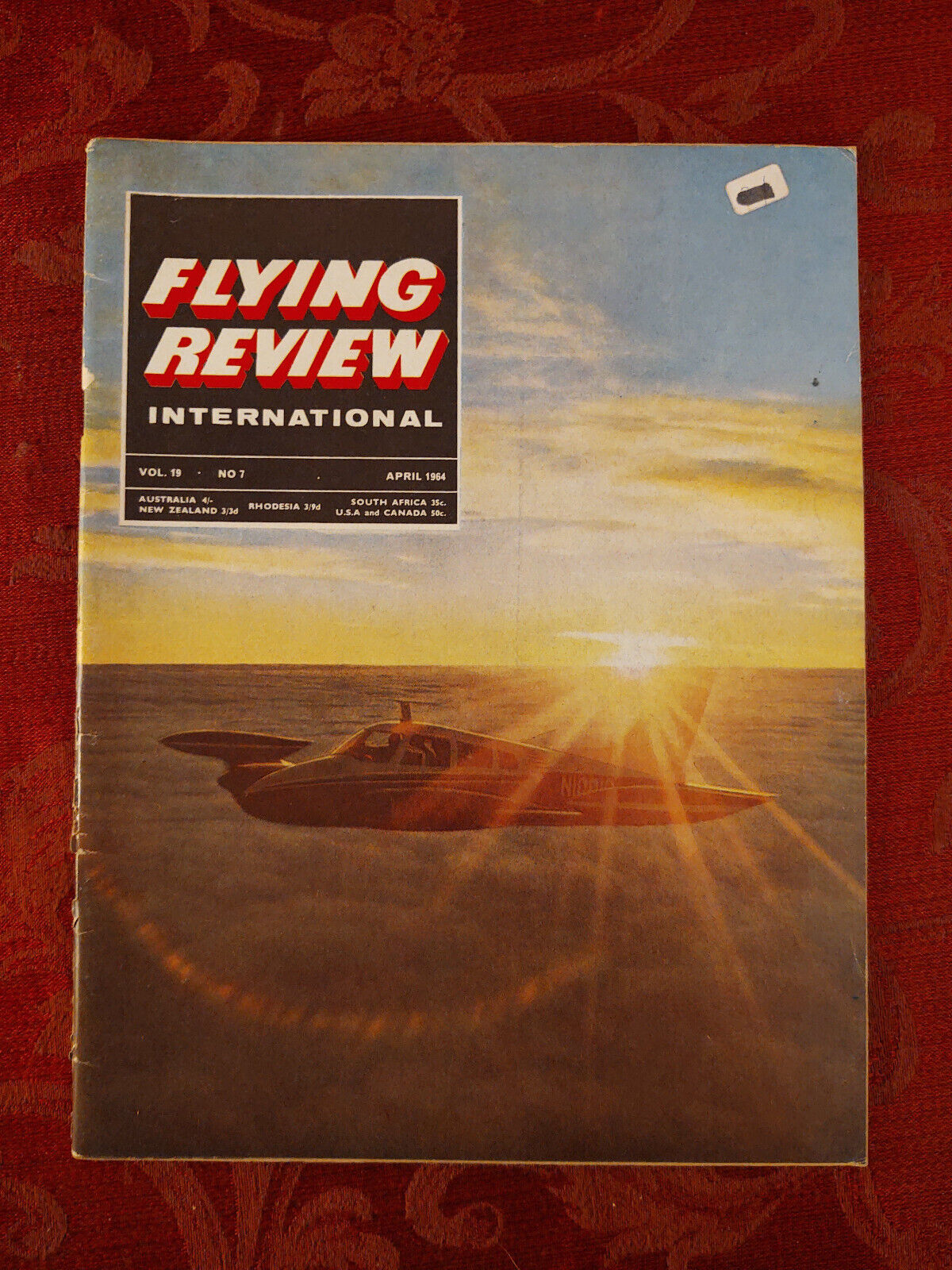 RAF Flying Review Magazine April 1964 Hawker Hunter MK.12 Light Planes