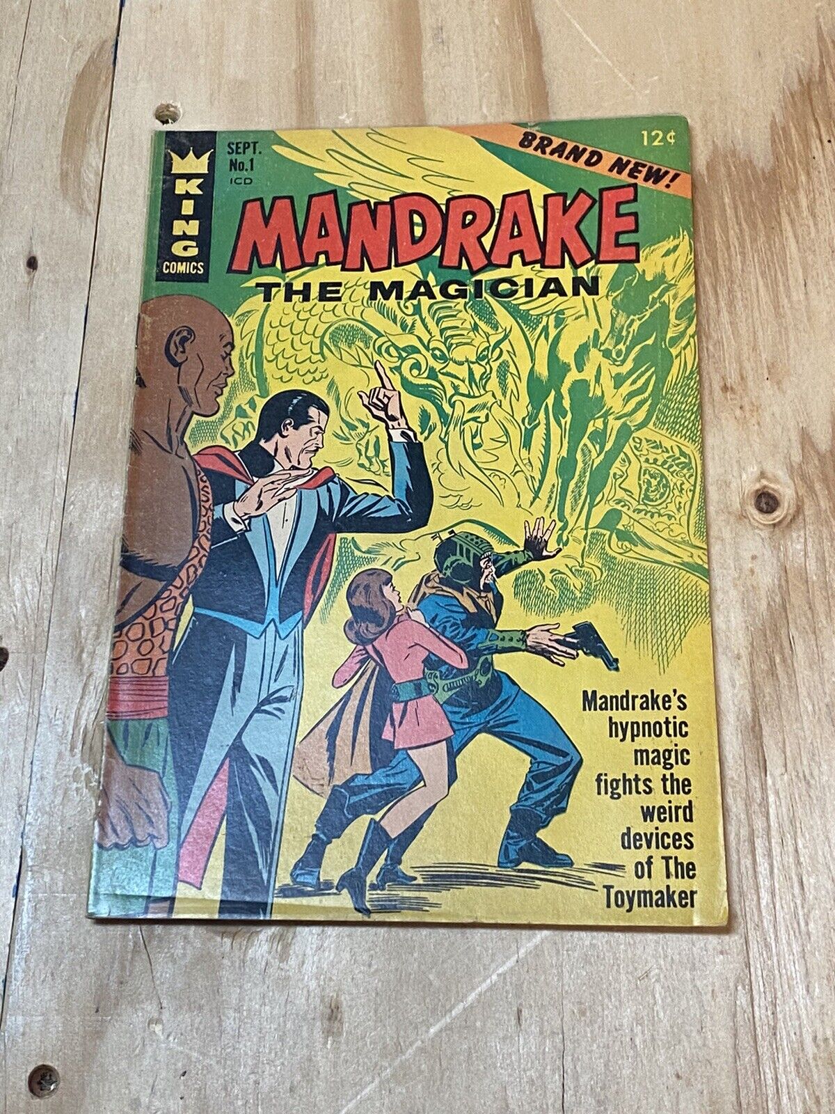Mandrake the Magician #1 King  Pub 1966 Menace of the City Jungle 