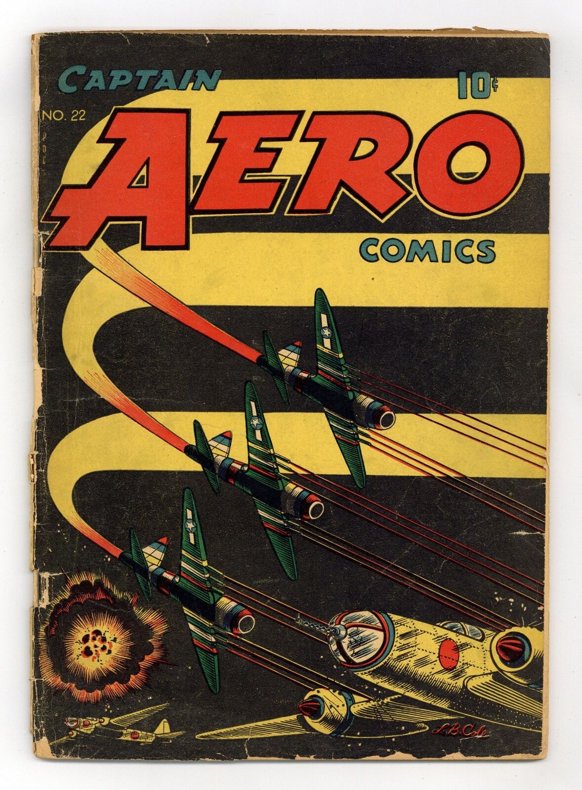 Captain Aero Comics Vol. 4 #22 FR 1.0 1945