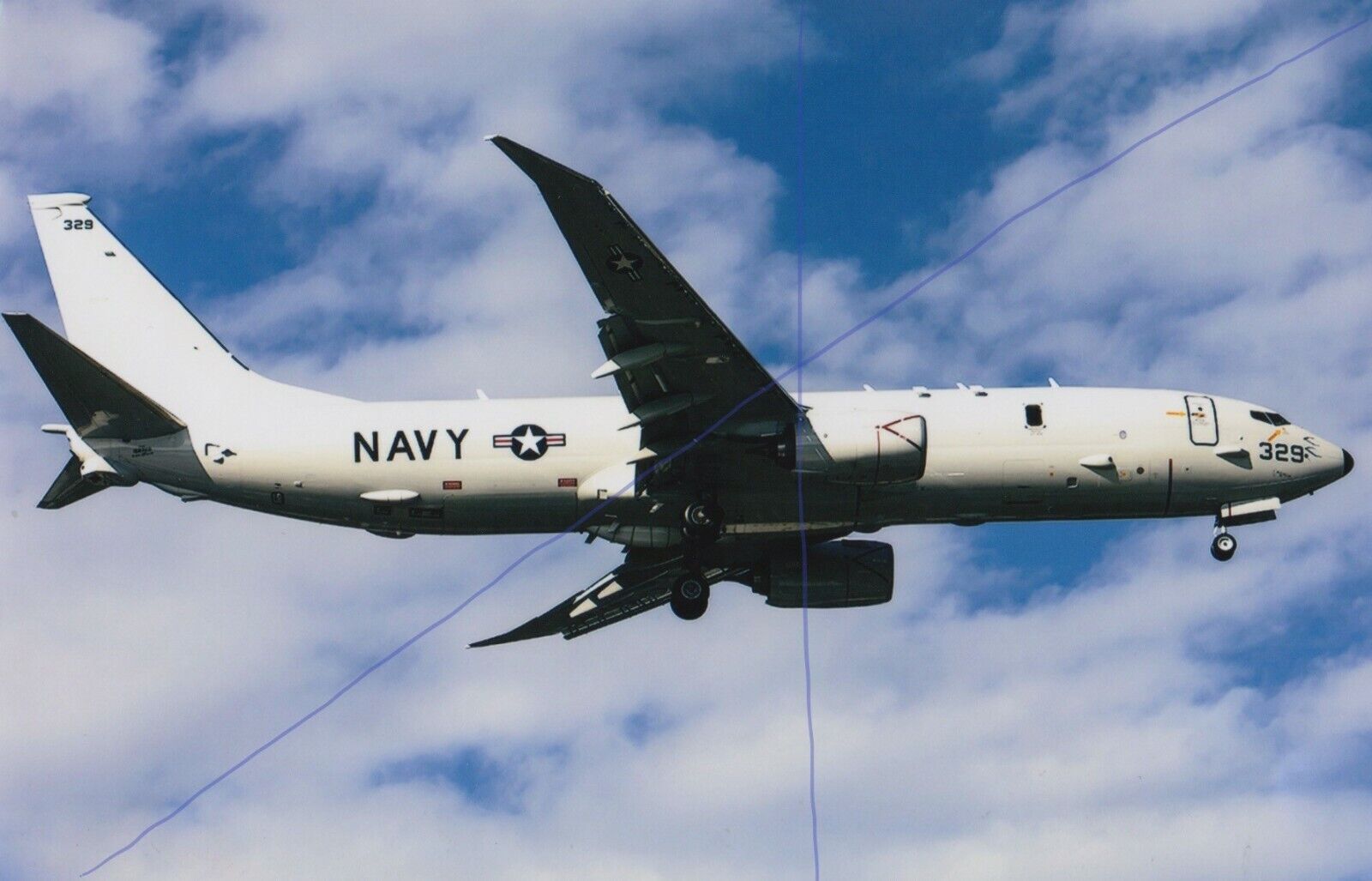 MILITARY AIRCRAFT PLANE PHOTO US NAVY PHOTOGRAPH OF 329 ON PICTURE OF A BOEING.