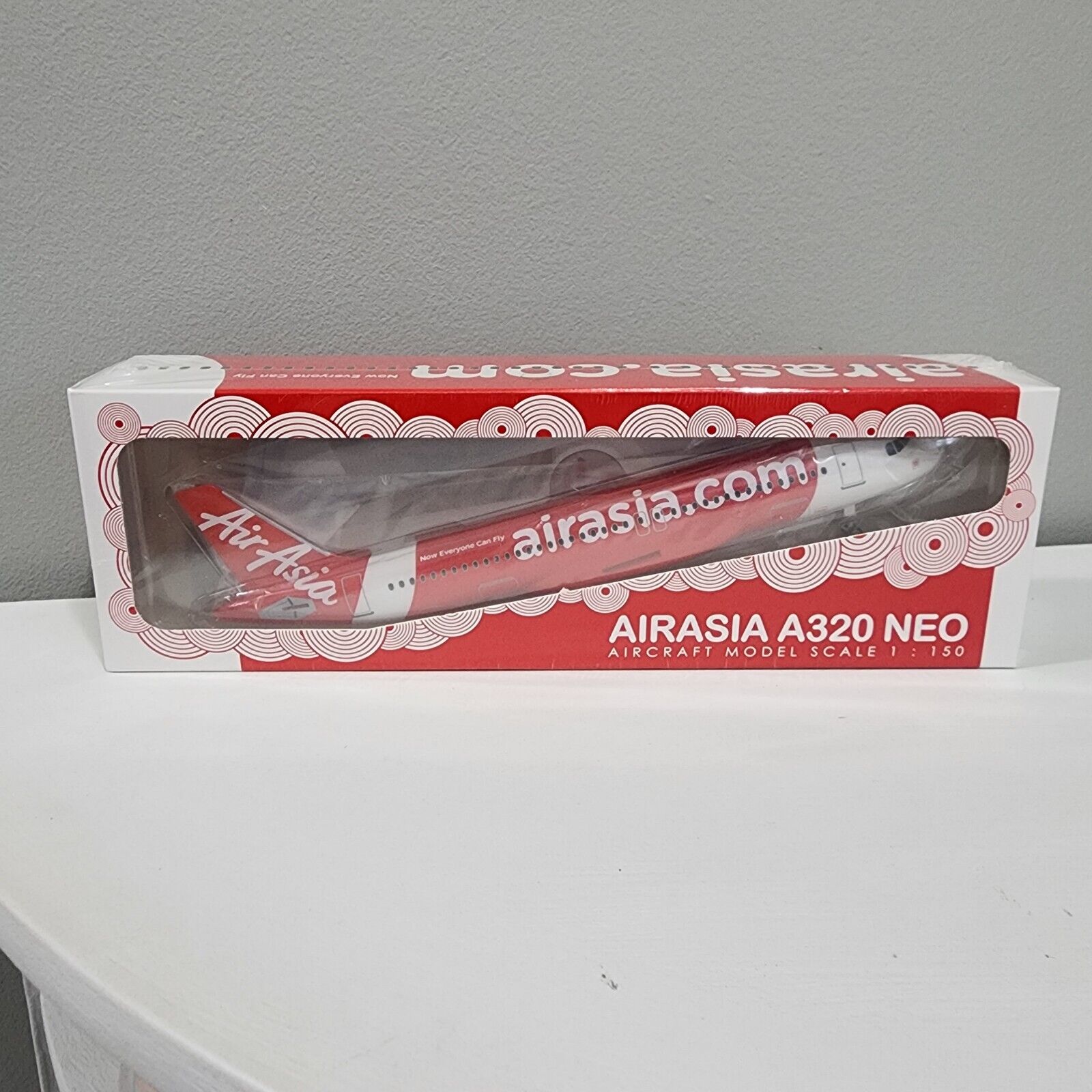 Air Asia A320 NEO Replica Model 1:150 Scale Airbus Passenger Airplane Jet
