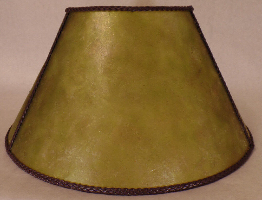 New Craftsmen Green Empire Style Mica Lamp Shade 7 1/2\