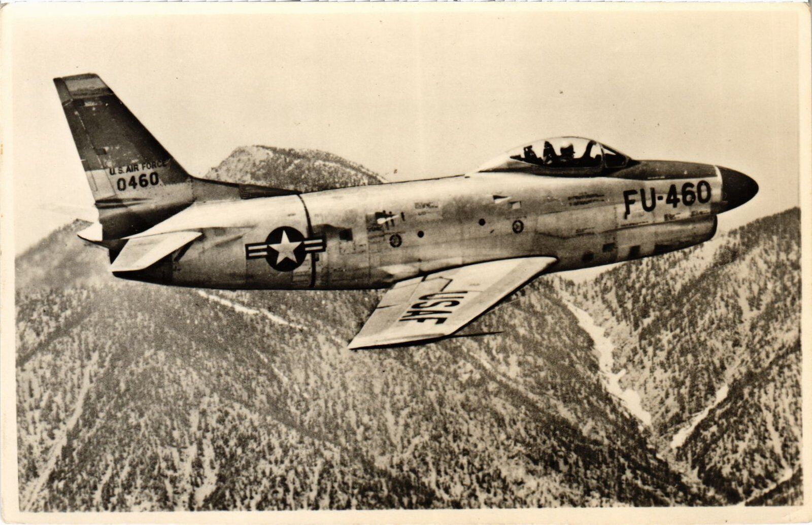 PC AVIATION AIRCARFT NORTH AMERICAN F-86 D REAL SWORD PHOTO (a42321)