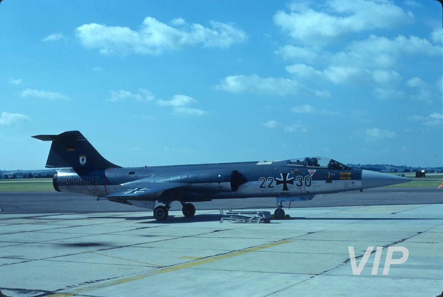 Original slide 22+30 Lockheed F-104G West German Air Force, 1979