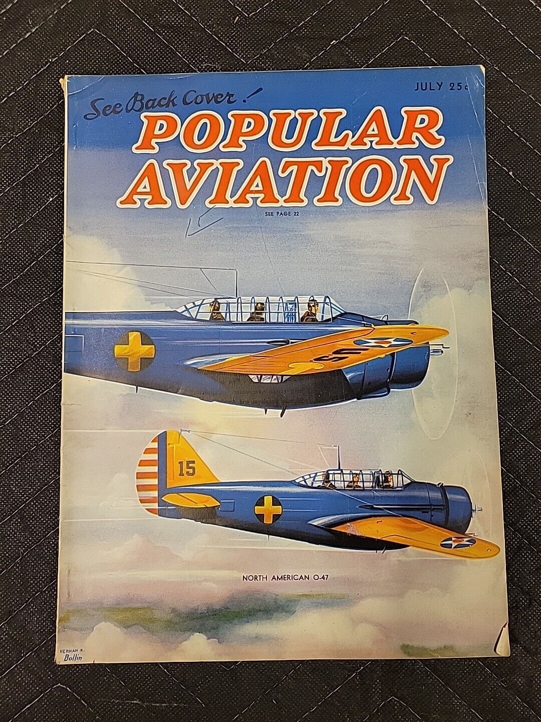 Vintage POPULAR AVIATION Magazine July 1937