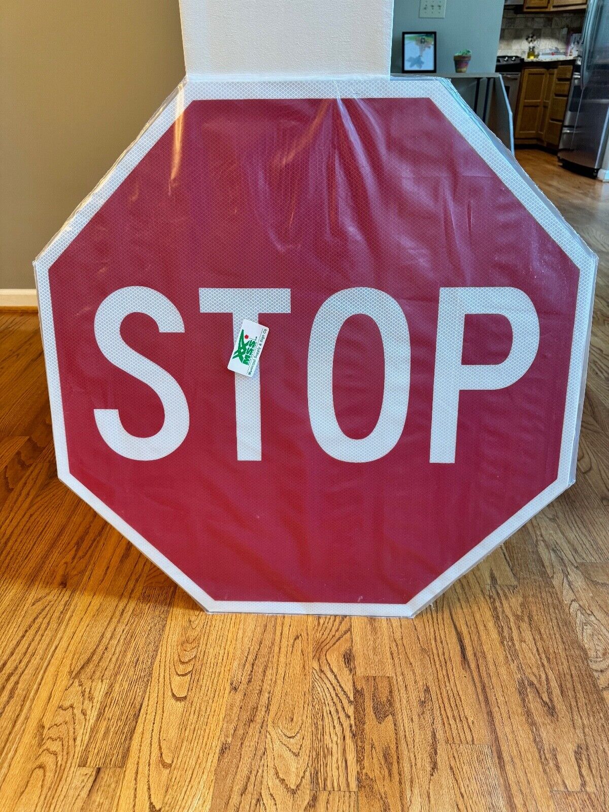 Stop Sign Street Road Sign 30 x 30. A Real Sign. 3M Diamond Grade Reflective