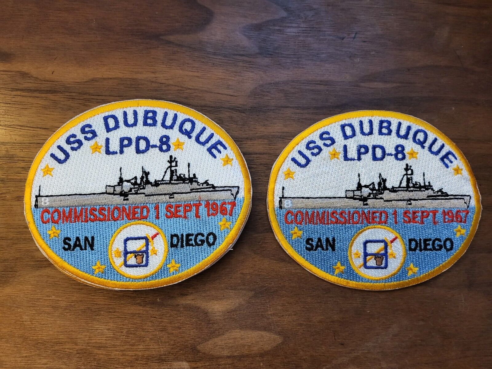 USS DUBUQUE, LPD-8, COMMISSIONED 1 SEPT 1967