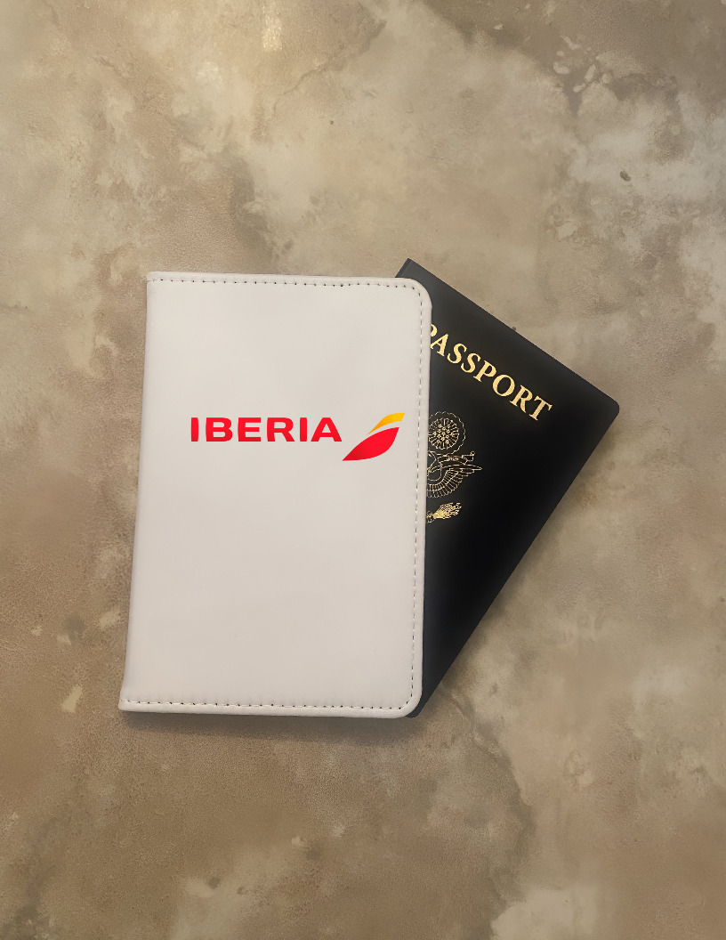 Iberia Airlines Passport Wallet Spain Tourist Card Travel Document Holders