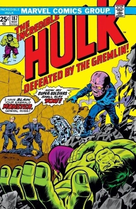 The Incredible Hulk (1968) #187 VF-. Stock Image