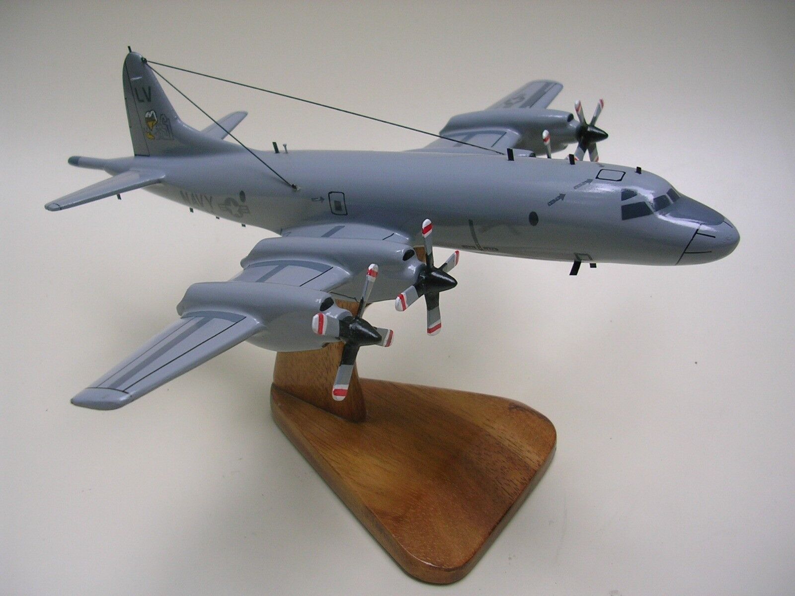 P-3 Orion VP-64 US Navy P3 VP64 Airplane Desk Wood Model Small New