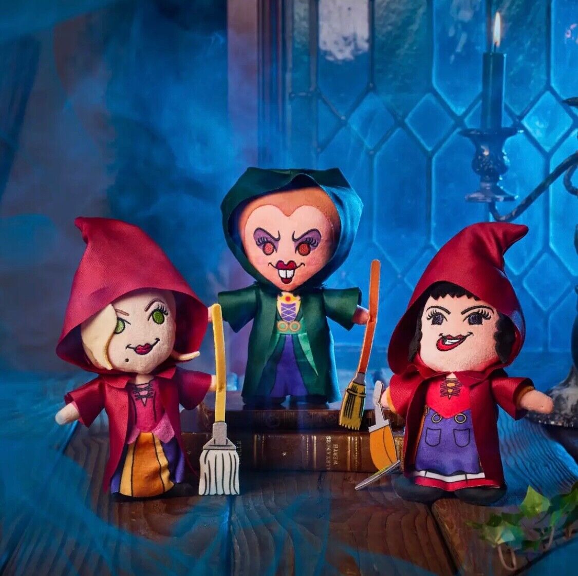 Disney Parks Halloween 2023 Hocus Pocus Sanderson Sisters Plush Toy Dolls SET 3