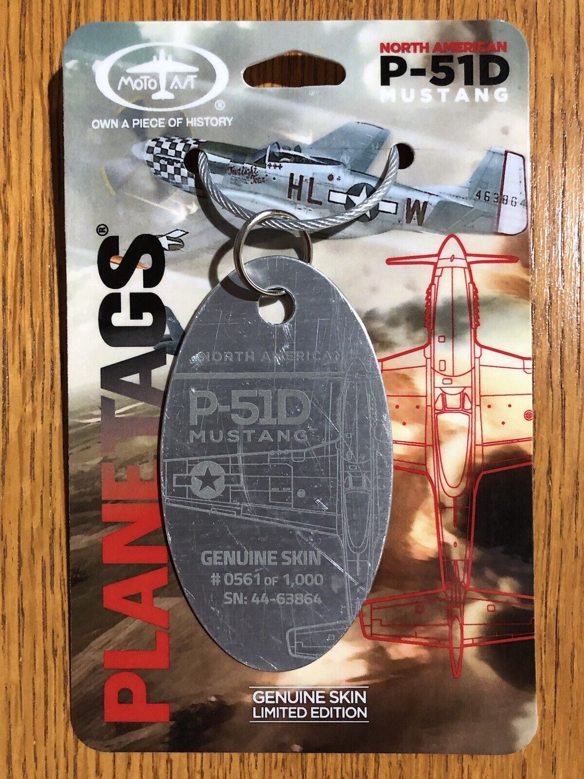 P-51D Mustang PlaneTag, PlaneTags SOLD OUT