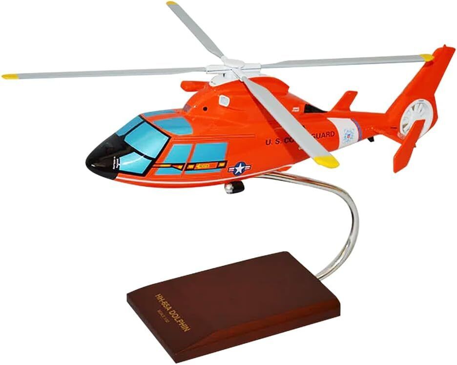 US Coast Guard Sikorsky HH-65 Dolphin Desk Top Display Model 1/32 SC Helicopter