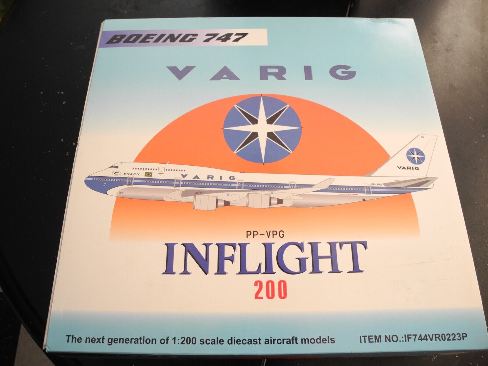 Super RARE Inflight 200 Boeing 747 VARIG, Retired, Hard to Find