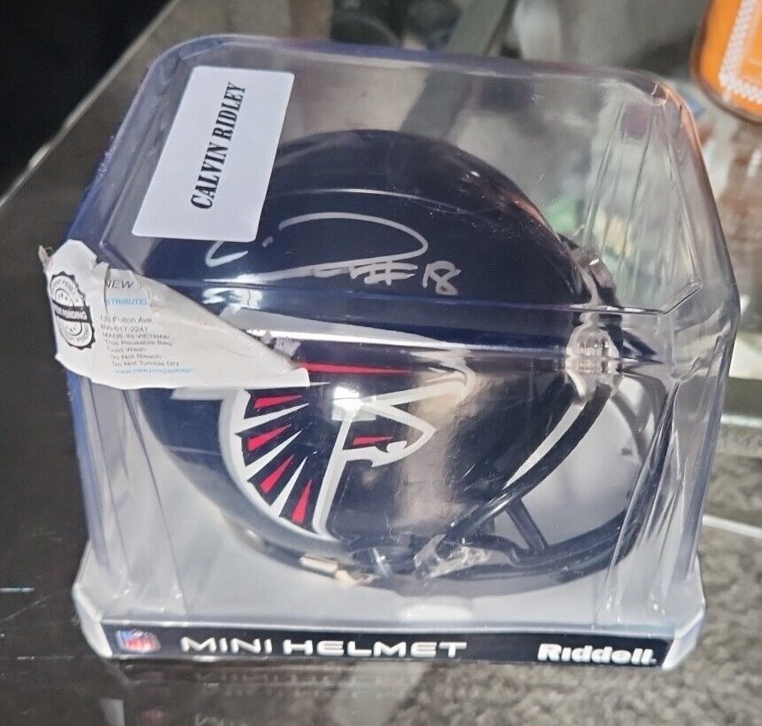 Calvin Ridley Signed Atlanta Falcons Mini Helmet AUTO HOLO COA