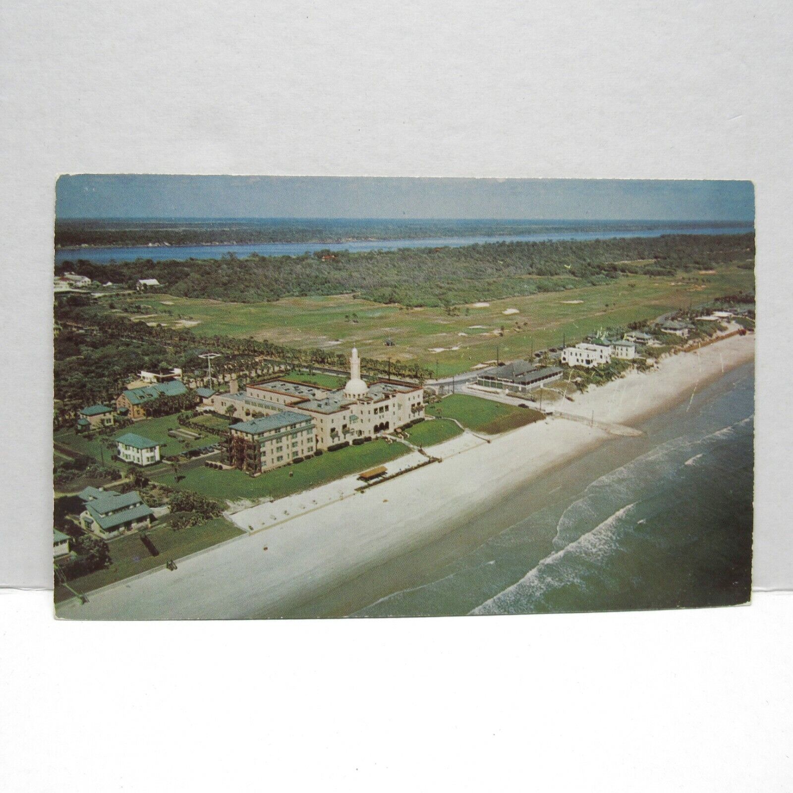 Postcard Vintage The Coquina Ormond Beach Florida Private Beach Golf Course Club