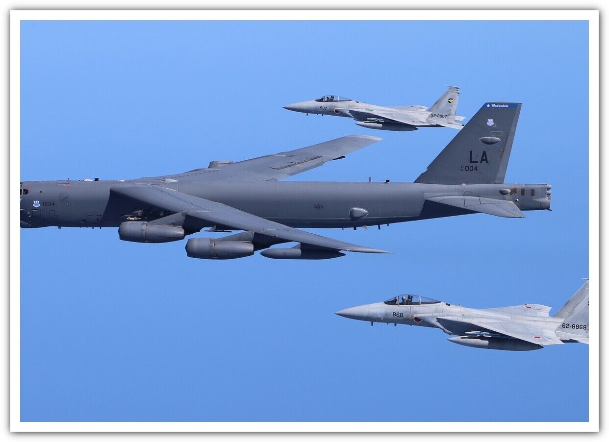 Boeing B-52 Stratofortress F-15 Eagle military aircraft military aircraft jet 15